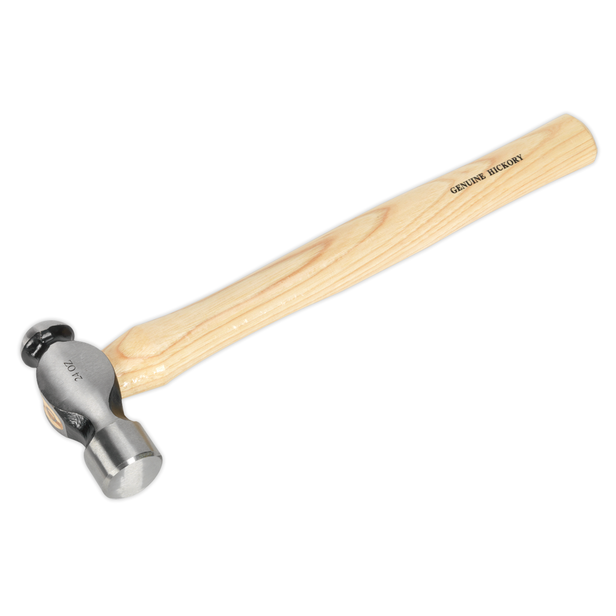 Sealey BPH24 Ball Pein Hammer 1.5lb Hickory Shaft UKtools